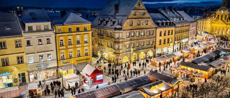 Der Christkindlesmarkt als Besandteil beim weihnachtlichen Stadtrundgang