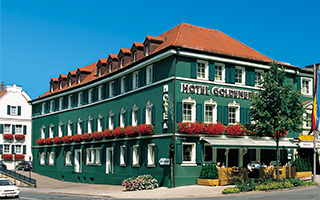 Hotel Goldener Hirsch Gebäude Aussenansicht