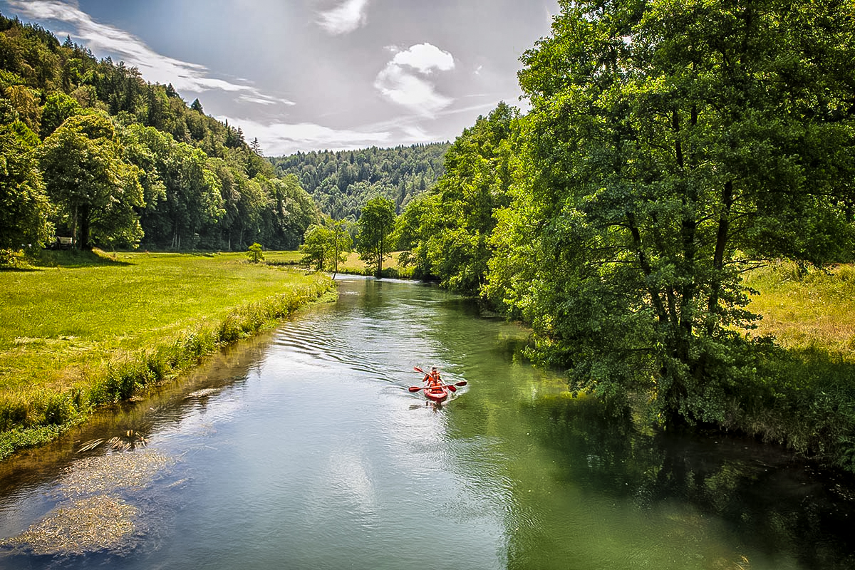 Fluss in der Fränkischen Schweiz © TZ Fränkische Schweiz