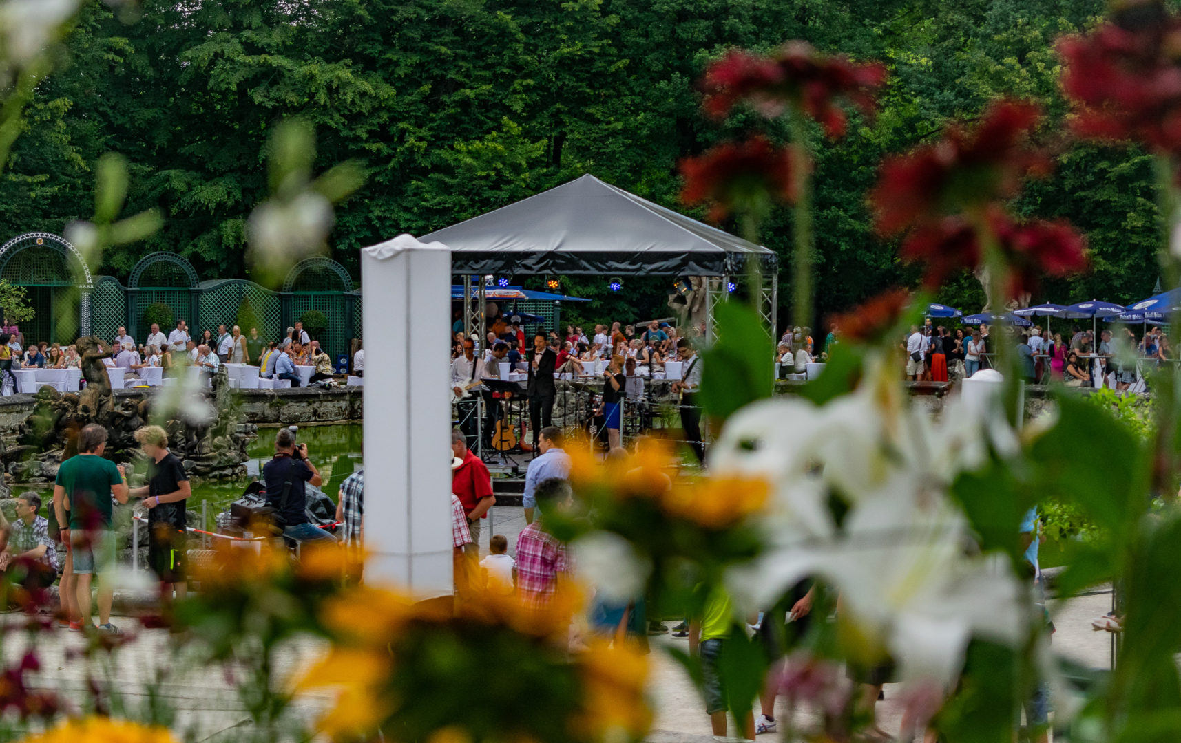 Bühne in der Orangerie
