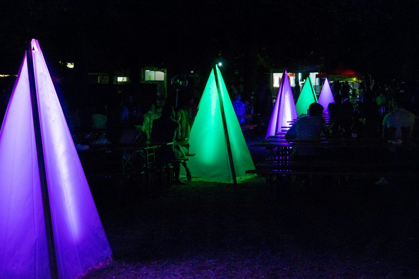 Illuminationen im Park der Eremitage