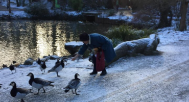 Röhrensee Bayreuth im Winter