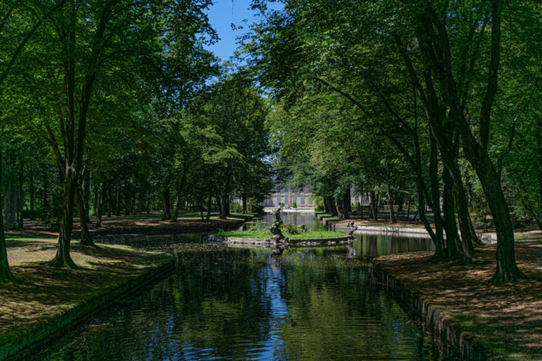 Selfie-Spot im Hofgarten mit Blick auf das Neue Schloss