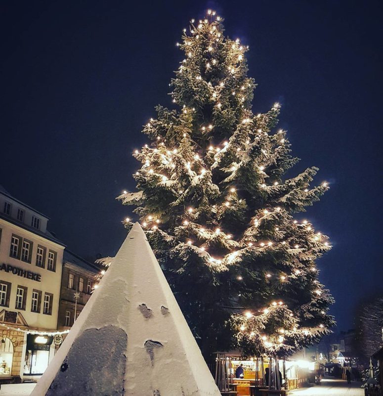 Christkindlesmarkt Bayreuth Weihnachtsbaum