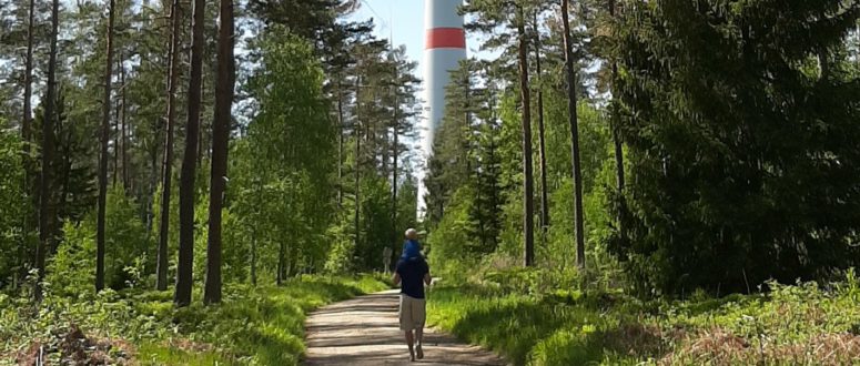 Wander-Geheim­tipp: Zu den Wind­rä­dern im Linden­hardter Forst