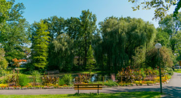 Der Festspielpark in Bayreuth