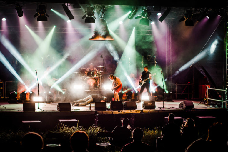 Rockkonzert in der Landesgartenschau