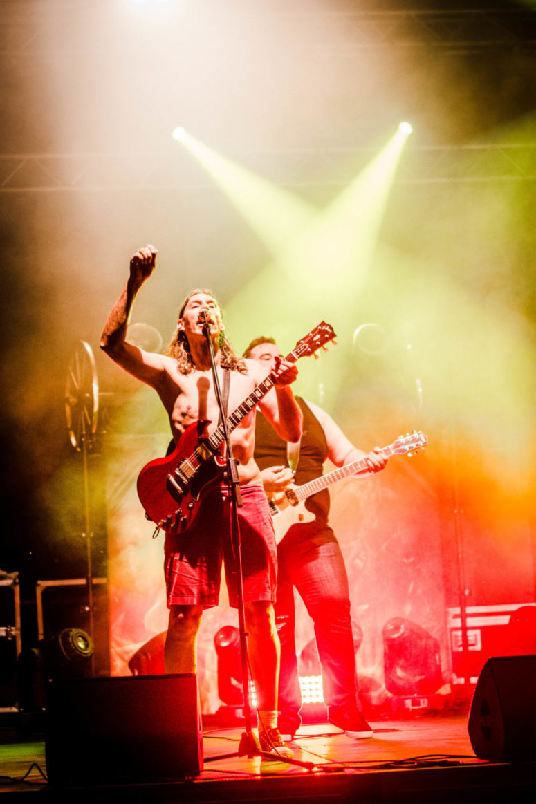 Rockkonzert in der Landesgartenschau