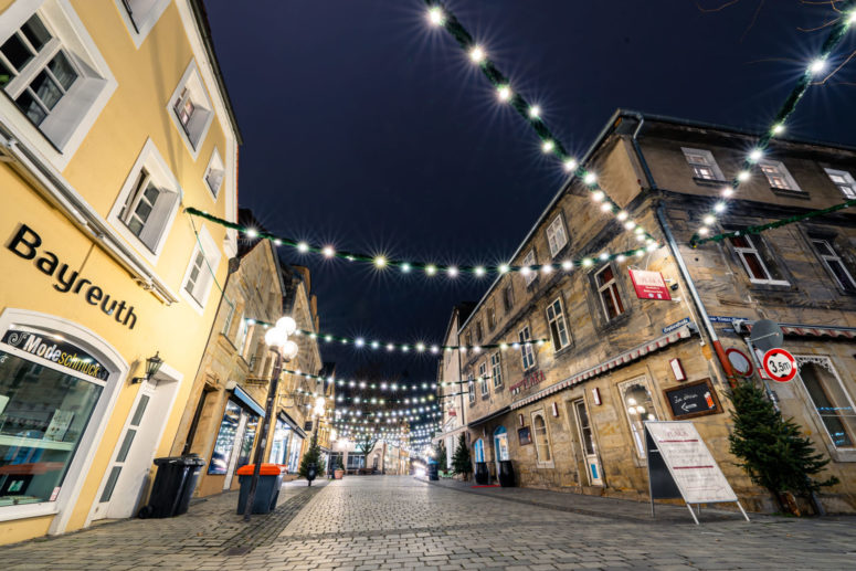 längste Lichterkette Frankens in Bayreuth (c) Kingunion