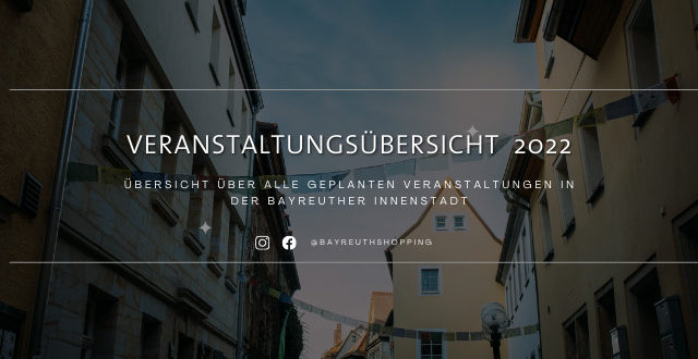Terminübersicht 2022