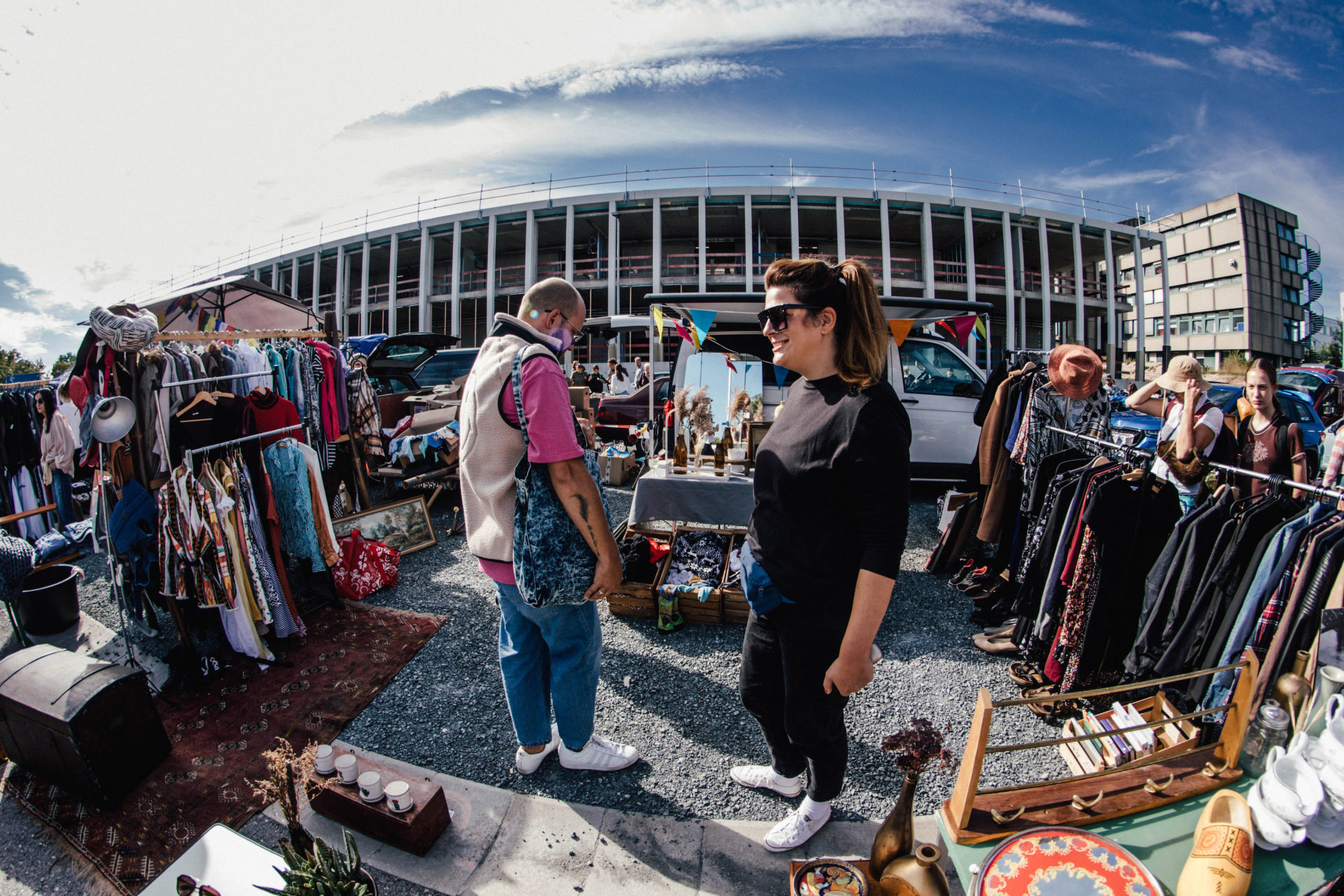 Flohmarkt auf dem Volksfestplatz Bayreuth
