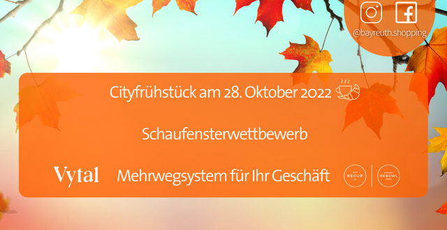 Einladung Cityfrühstück & Mehrwegsystem für Ihr Geschäft