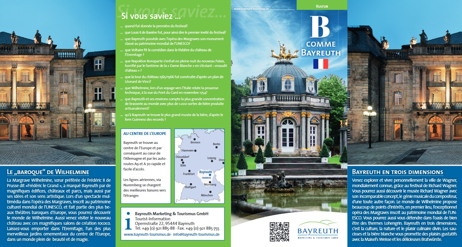 Brochures sur Bayreuth