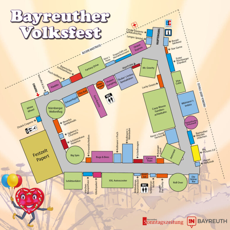 Plan Bayreuther volksfest 2023