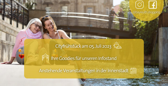 Einladung Cityfrühstück & wichtige News