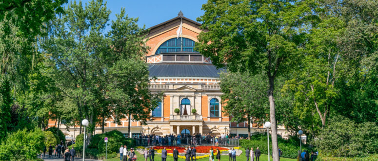 Bayreuth während der Festspielzeit