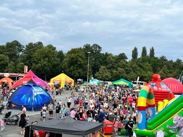 TOGGO-Tour Bayreuth: Vogelperspektive Volksfestplatz