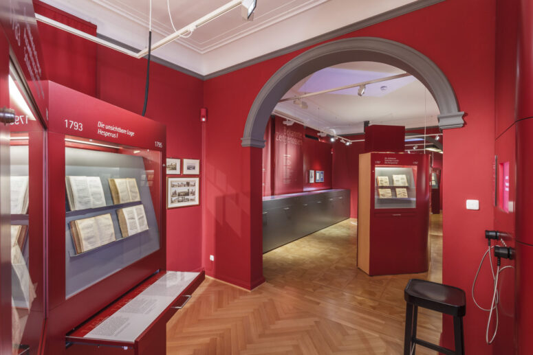 Blick ins Innere des Jean-Paul-Museums der Stadt Bayreuth