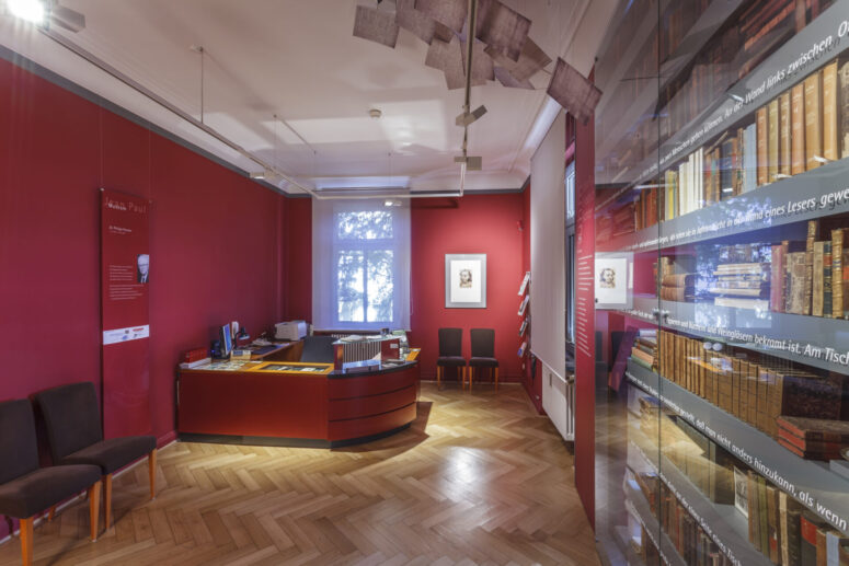 Blick ins Innere des Jean-Paul-Museums der Stadt Bayreuth