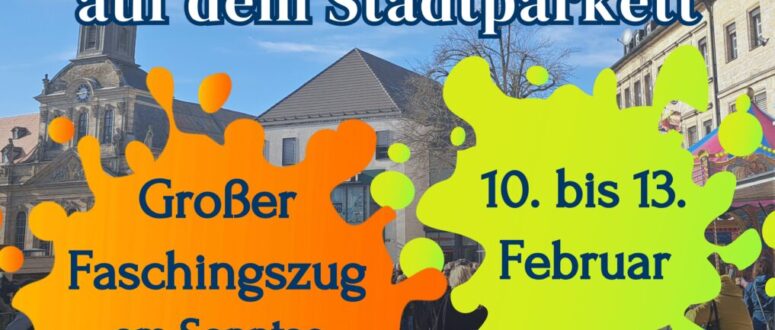 „Vier tolle Tage“ – Faschings­treiben auf dem Stadtparkett.