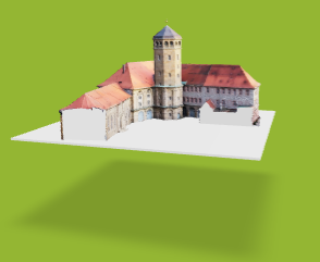 3D-Modell-Schlosskirche