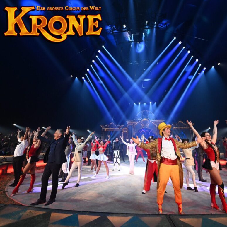 Circus Krone Bayreuth 2025 Farbenspiel Gold Edition Manege