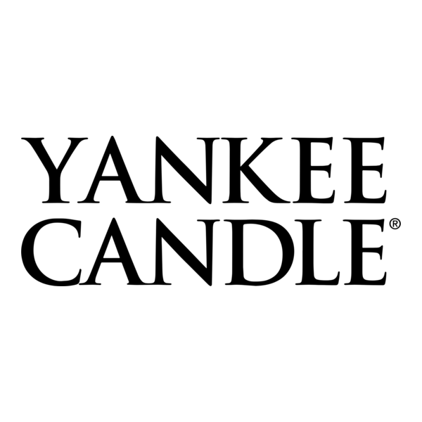Das Bild zeigt das Yankee Candle-Logo mit dem Markennamen „YANKEE CANDLE“ in großen, fetten, schwarzen Serifenbuchstaben auf weißem Hintergrund.
